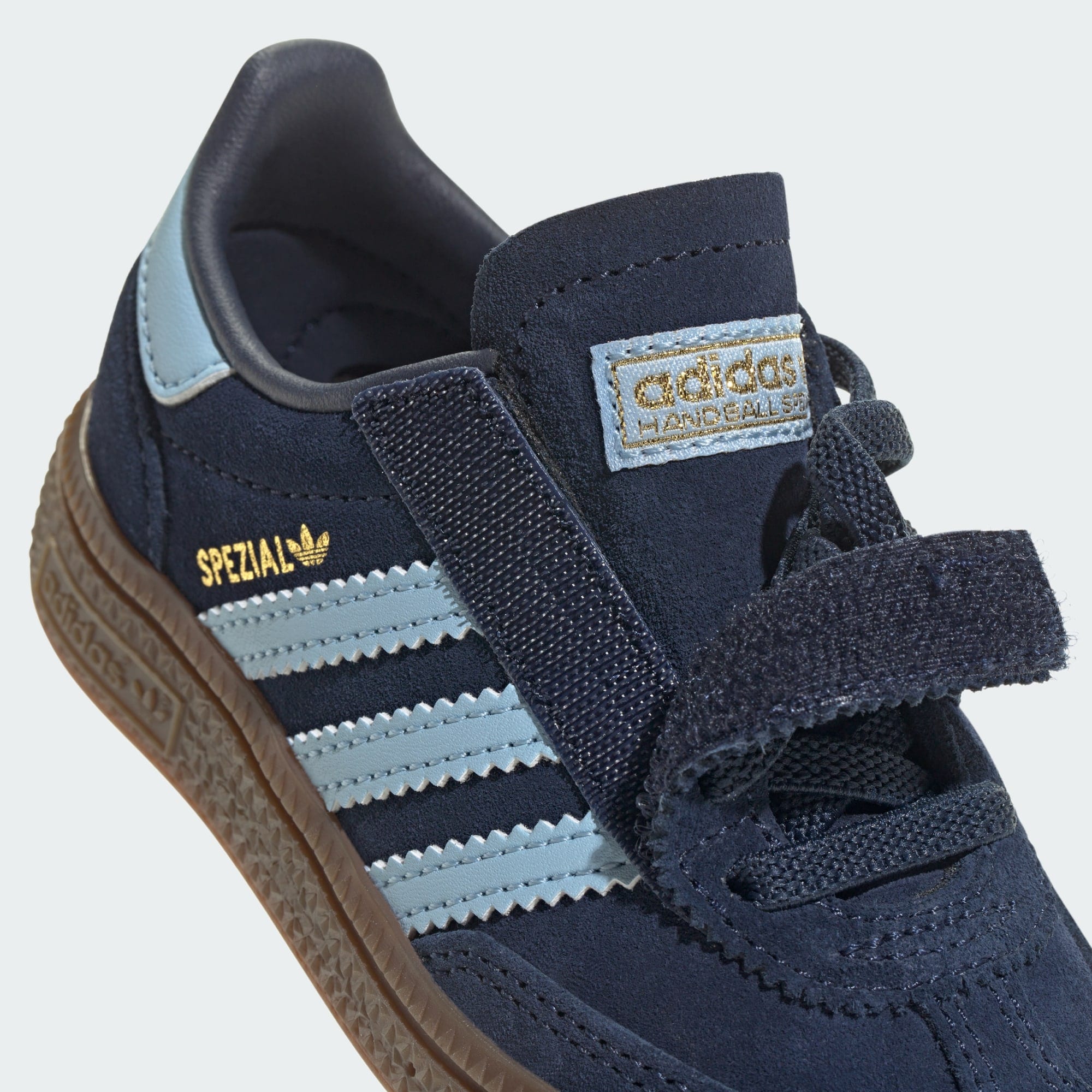 Clearance Adidas Womens Adidas Yung Og Trainers Navy Adidas Originals Kids  Handball Spezial Comfort Closure Elastic