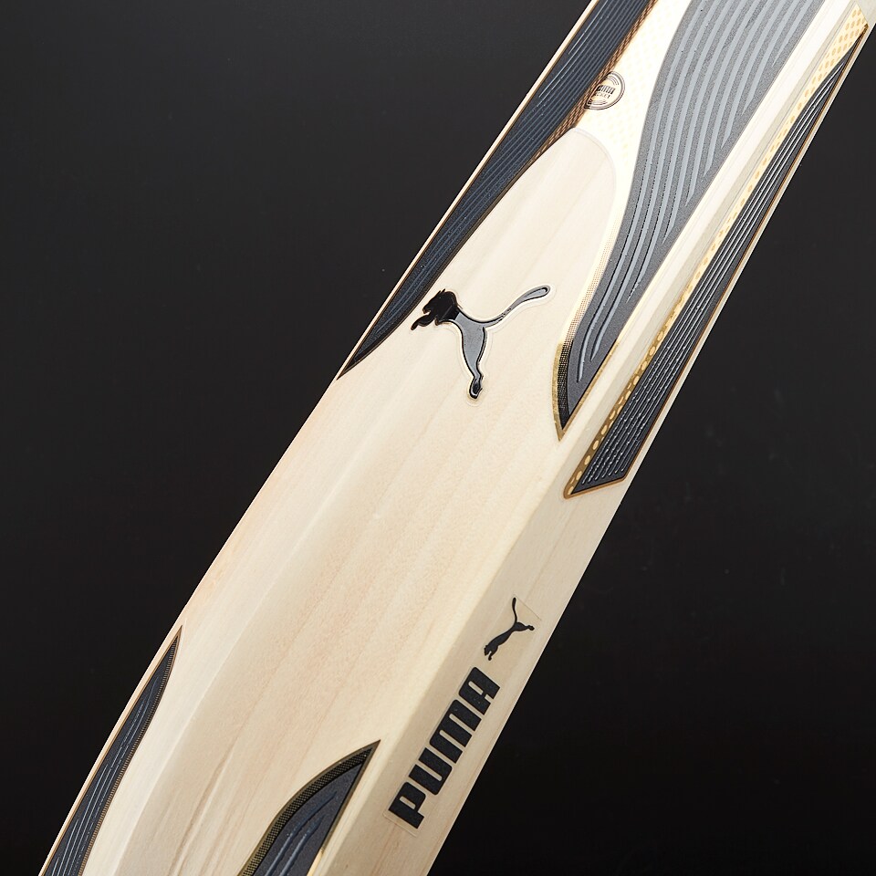 Puma Evo SE Cricket Bat Natural Black Gold