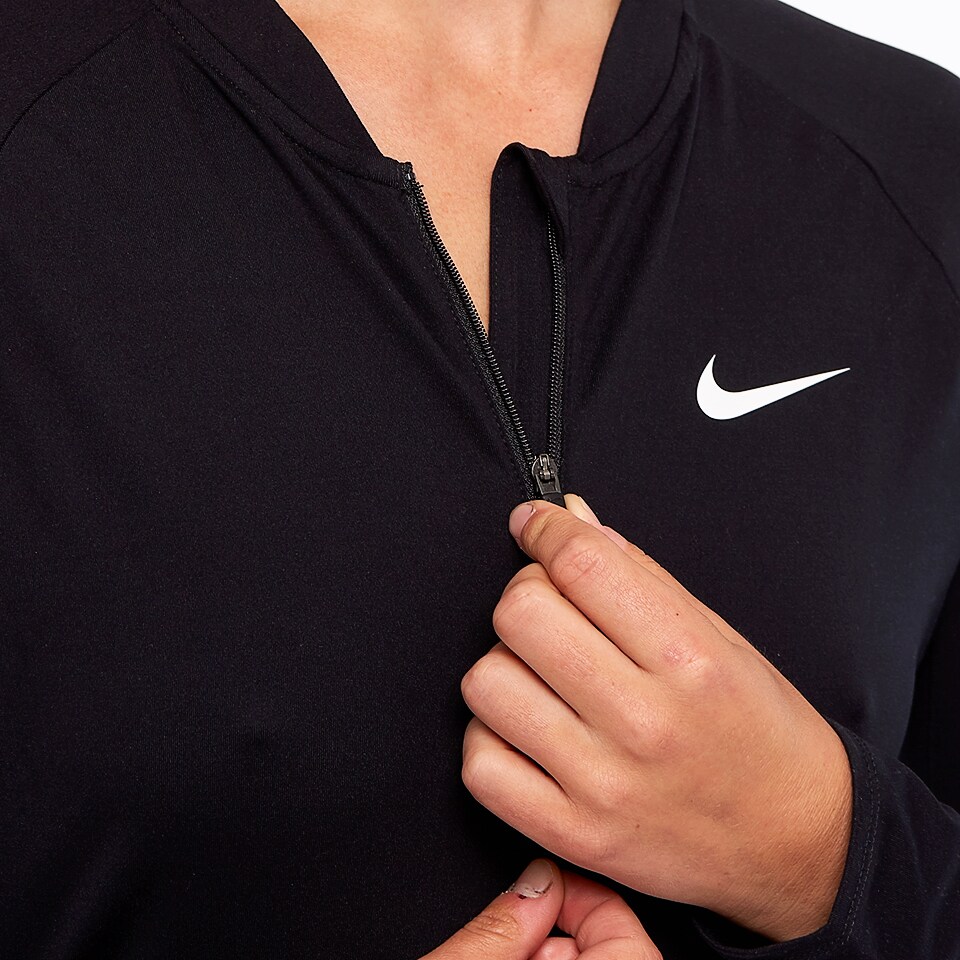 nike court pure half zip tennis top