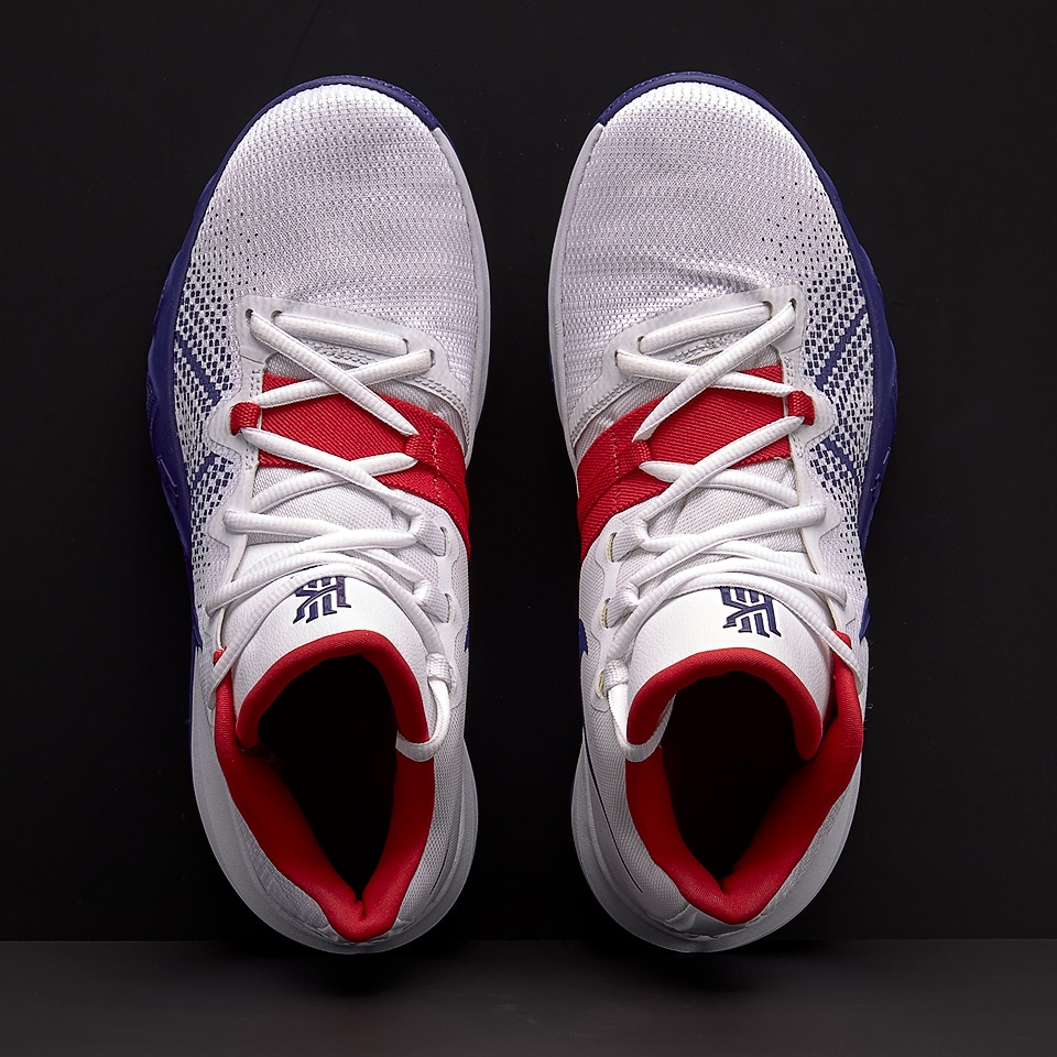 kyrie flytrap white blue red