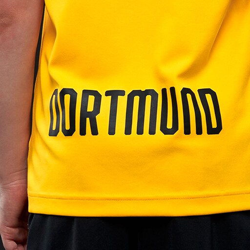 Puma Kids Borussia Dortmund 2018/19 Home SS Jersey - Cyber Yellow image 6 |