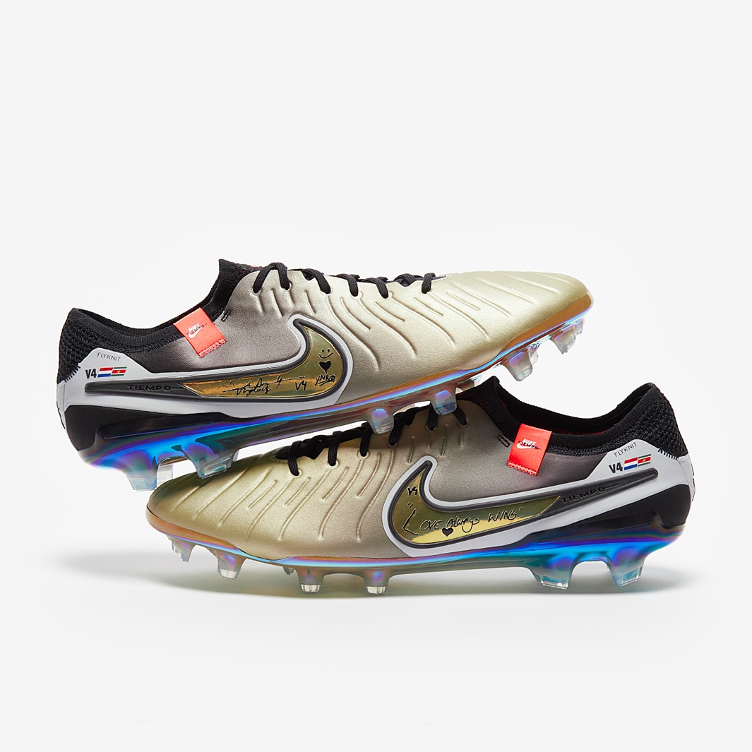 Orange Nike Tiempo Legend V Bleu Kangaroo Leather Nike Tiempo