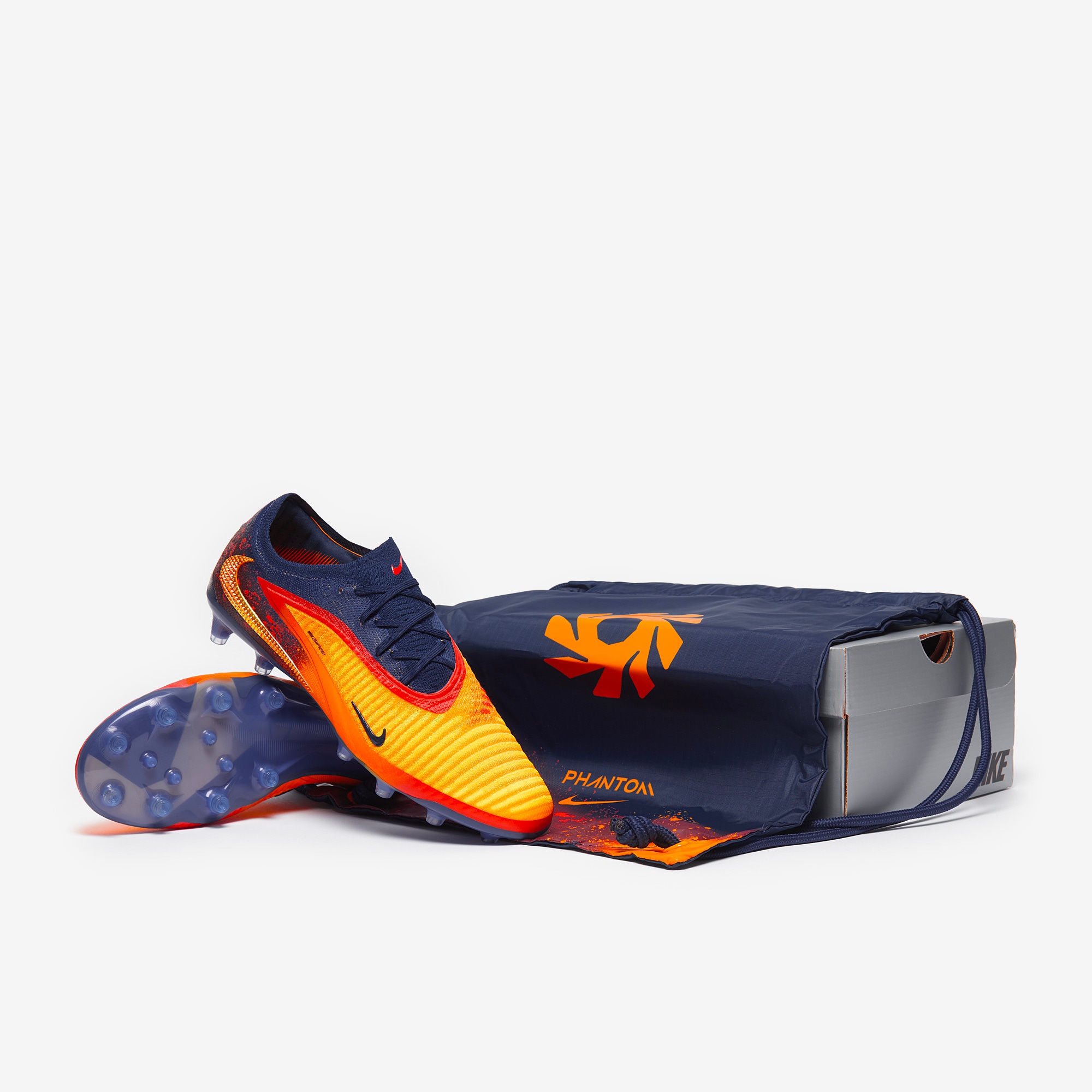 blue and orange nike football boots