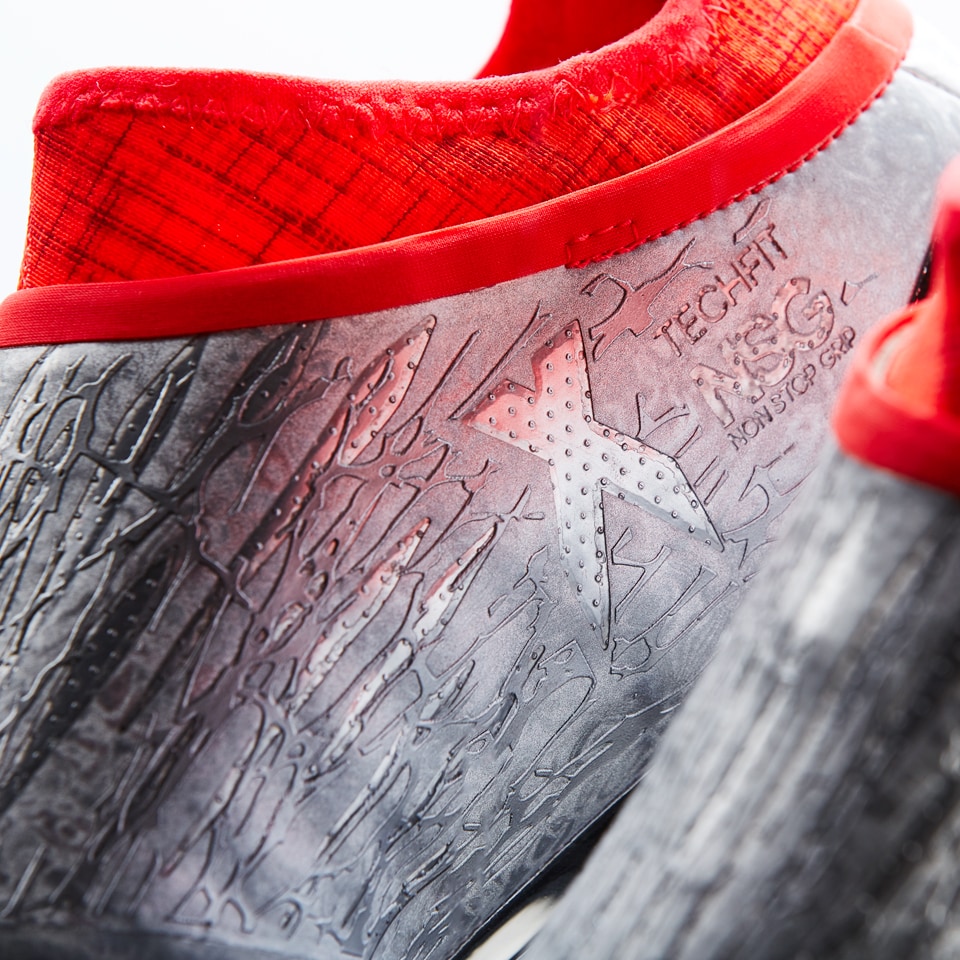 krab vlot Onzin adidas X 16+ Purechaos FG/AG - Mens Soccer Cleats - Firm Ground - Silver  Metallic/Core Black/Solar Red 