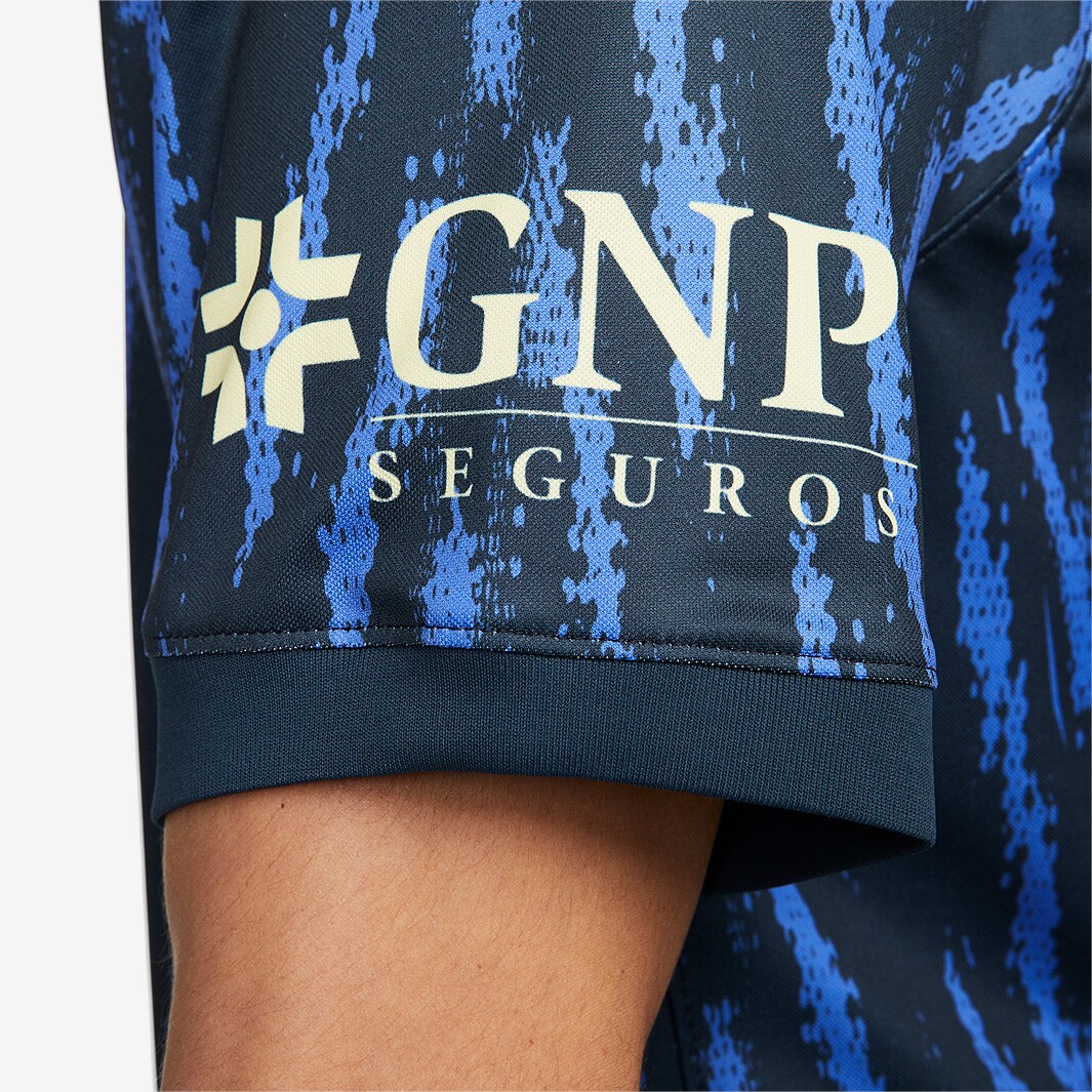 Nike Club America 22/23 Away Stadium SS Jersey - Armory Navy/Lemon