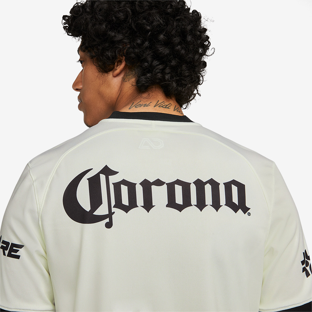Nike Club América DRI-FIT Mシャツ Nike Club America Third Dri-Fit Stadium Shirt - Sail/Black