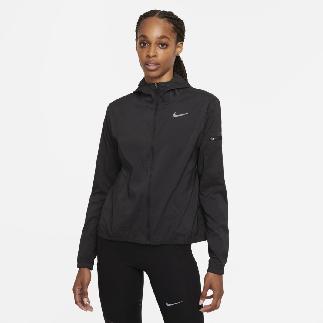 Nike Impossibly Light Women's Hooded Running Jacket Black/Reflective ...