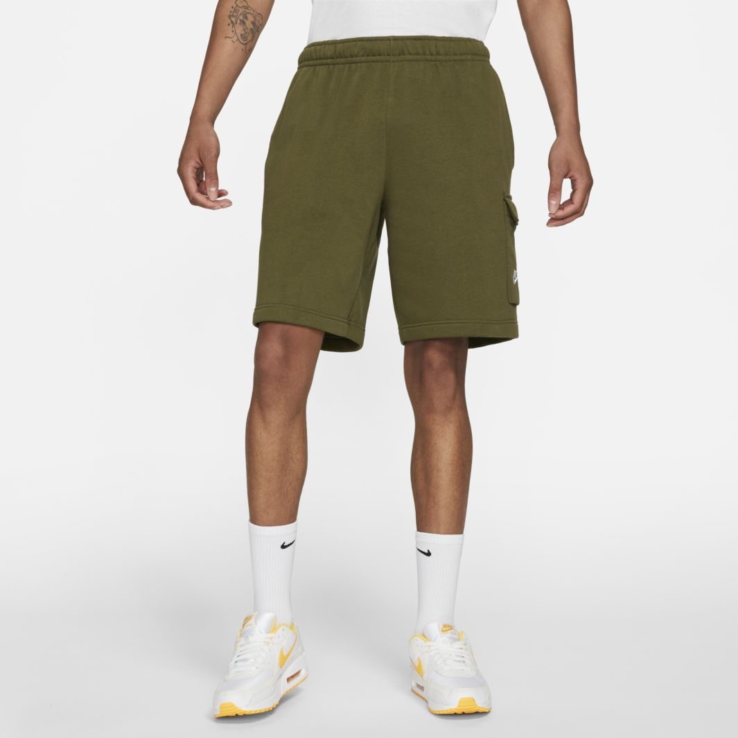 Nike Sportswear Club Cargo Shorts - Rough Green/Rough Green/White ...