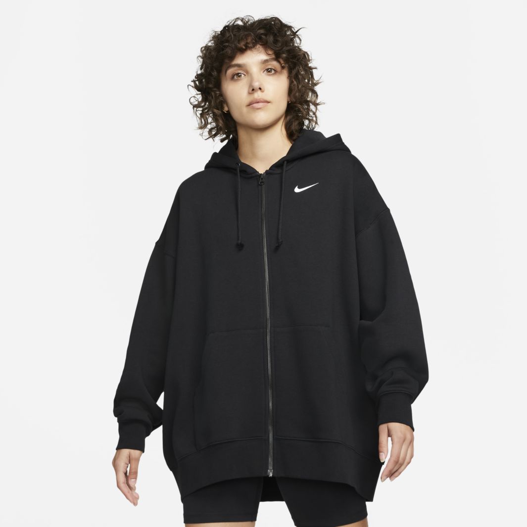 Nike Nike Sportswear Essentials Women's Fleece Full-Zip Hoodie Pearl ...