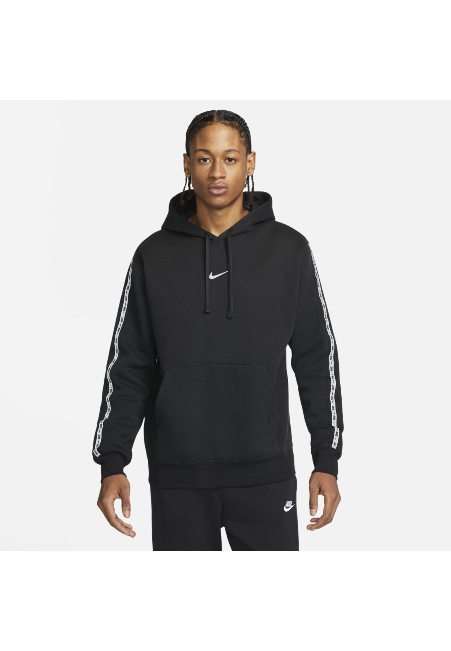 Nike Sportswear Fleece Pullover Hoodie - Black - Mens Clothing | Pro ...