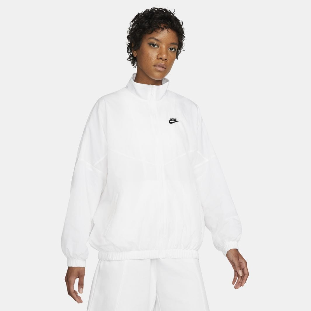 womens nike windrunner jacket black and white