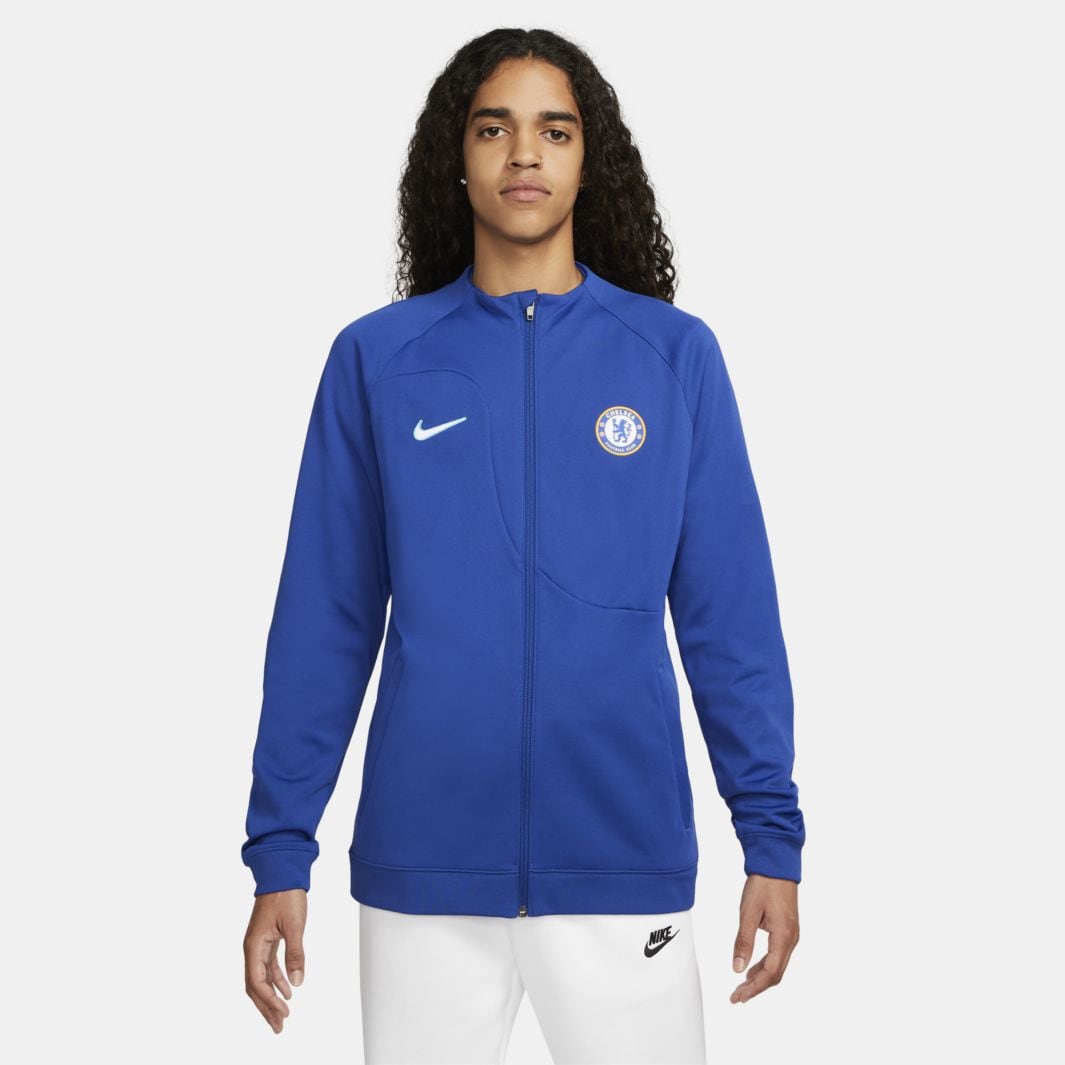 Nike Chelsea F.C. Academy Pro Men's Nike Football Jacket Rush Blue ...