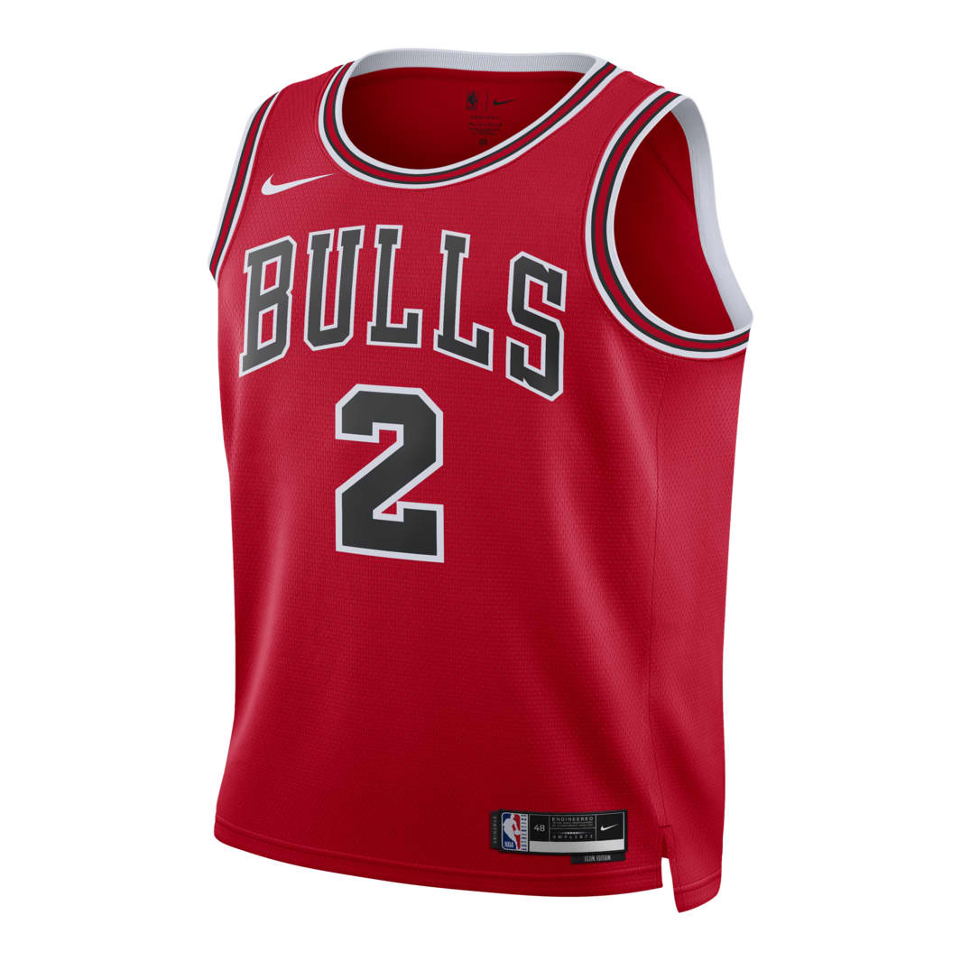 Nike NBA Lonzo Ball Chicago Bulls Dri-FIT Swingman 2022 Icon Jersey ...