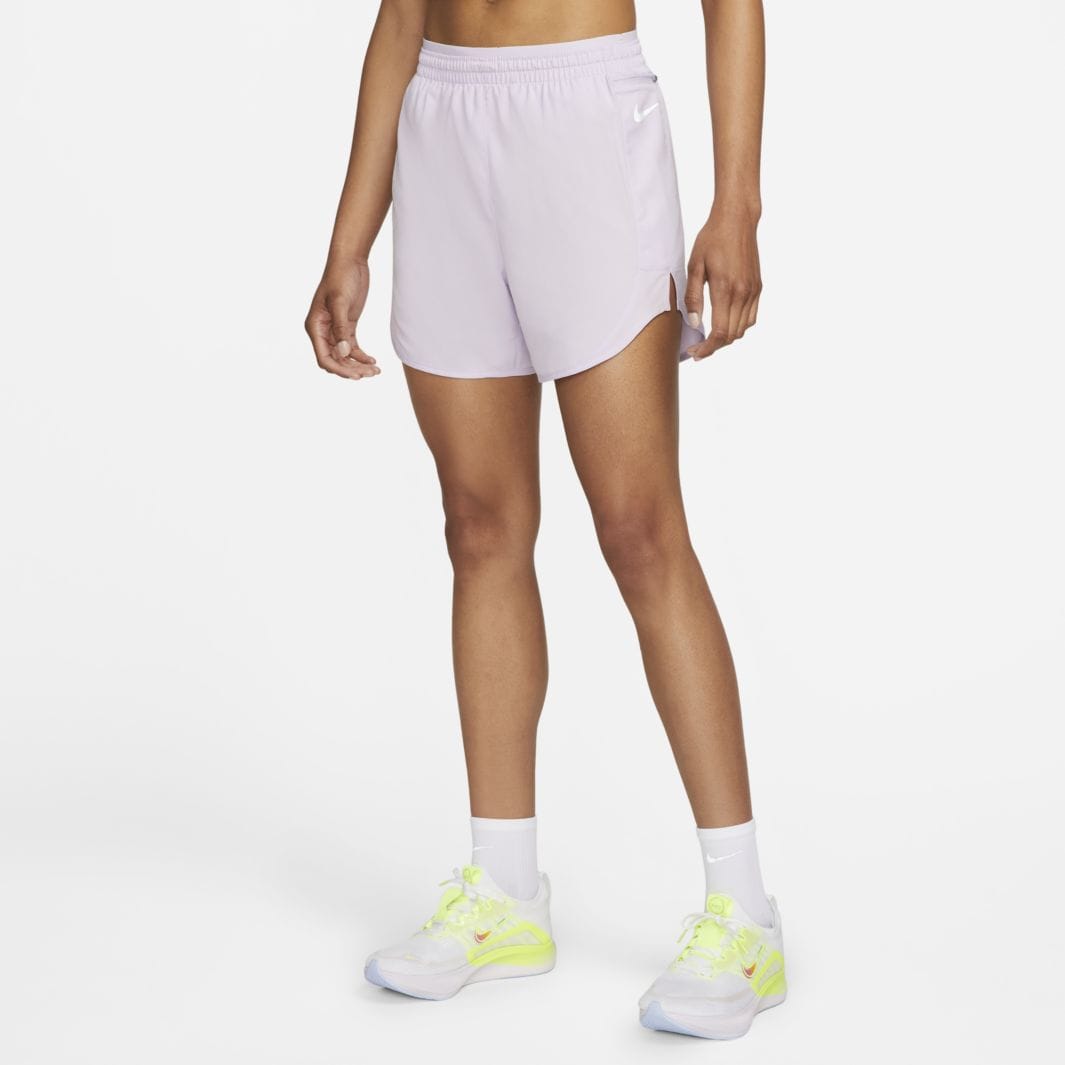 Nike Womens Tempo Luxe Running Shorts - Doll/Doll/Reflective Silver ...
