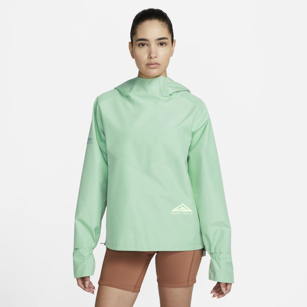Nike Womens GORE-TEX Trail Jacket - Enamel Green/Bicoastal/Ghost Green ...
