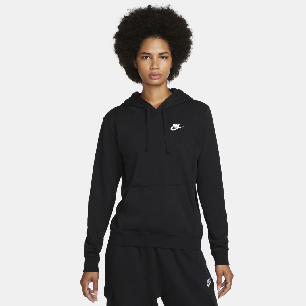Nike Nike Sportswear Club Fleece Women's Pullover Hoodie Pink Oxford ...