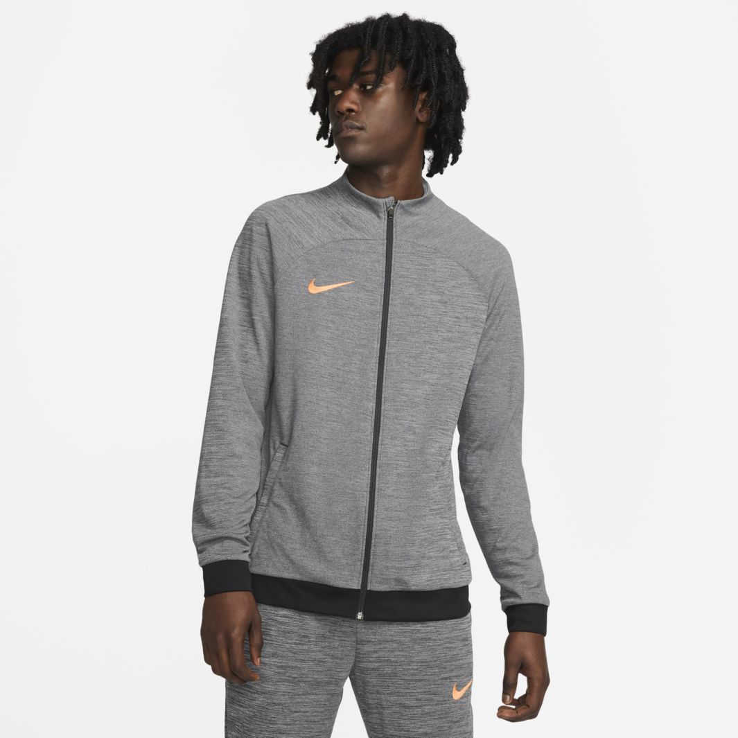 Nike Dri-Fit Academy Track Jacket - Black/Sunset Glow - Mens Replica ...