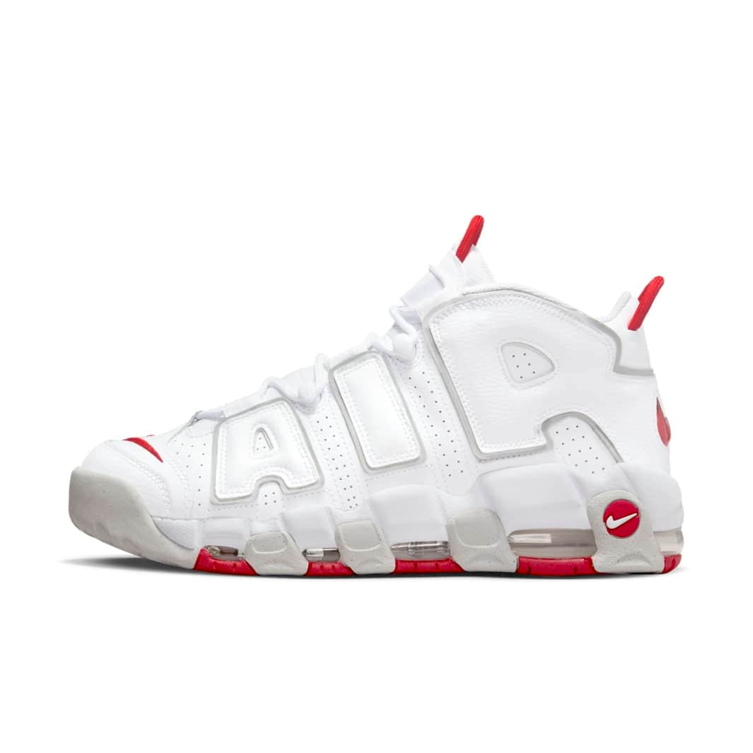 Nike Air More Uptempo '96 Men's Shoes White/Grey Fog/University Red ...