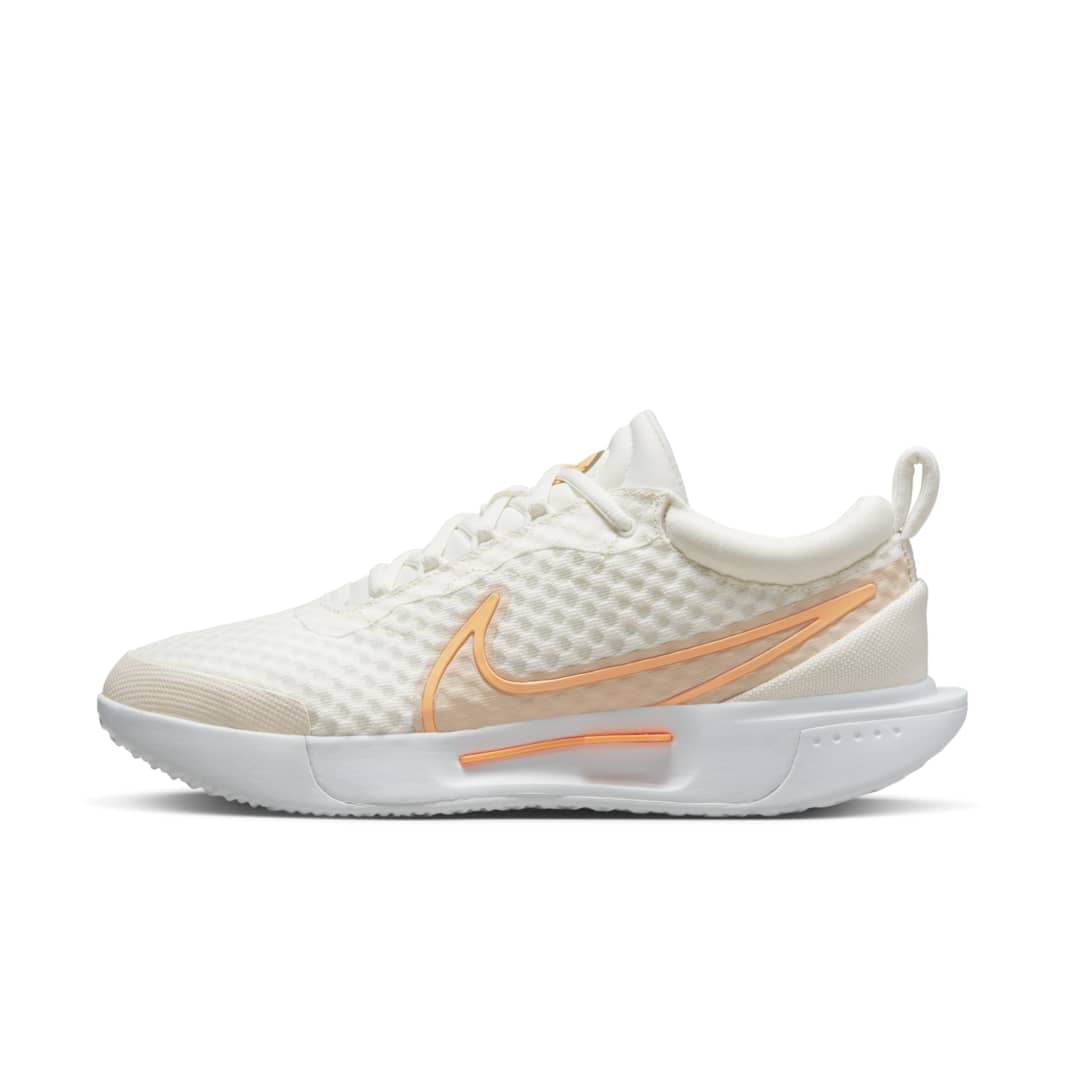 Nike Womens Court Zoom Pro - Sail/Sanddrift-Peach Cream - Womens Shoes