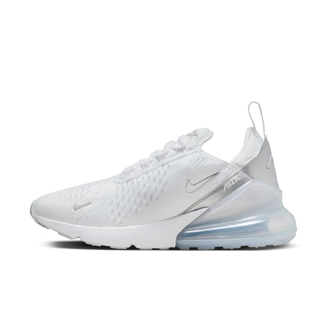 Nike Sportswear Damen Air Max 270 WeiB Metallic Platinum Pure Platinum Damenschuhe Pro Direct Soccer