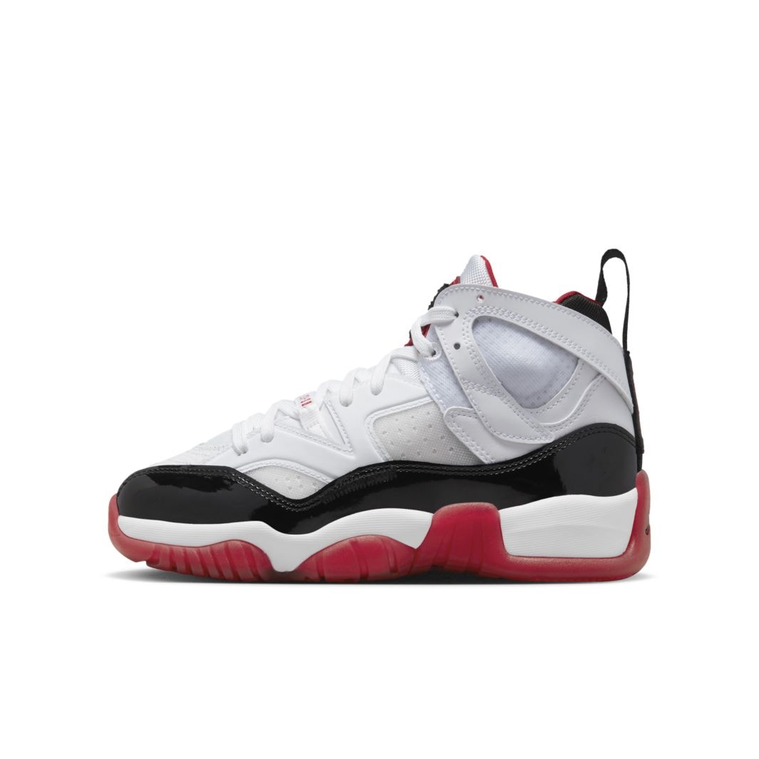 Jordan Jumpman Two Trey Older Kids (GS) - White/Black/Gym Red - Boys ...