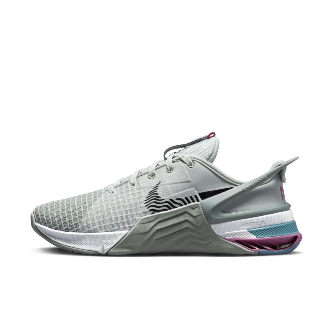 Nike Metcon 8 FlyEase - Light Silver/Black-Mica Green - Mens Shoes