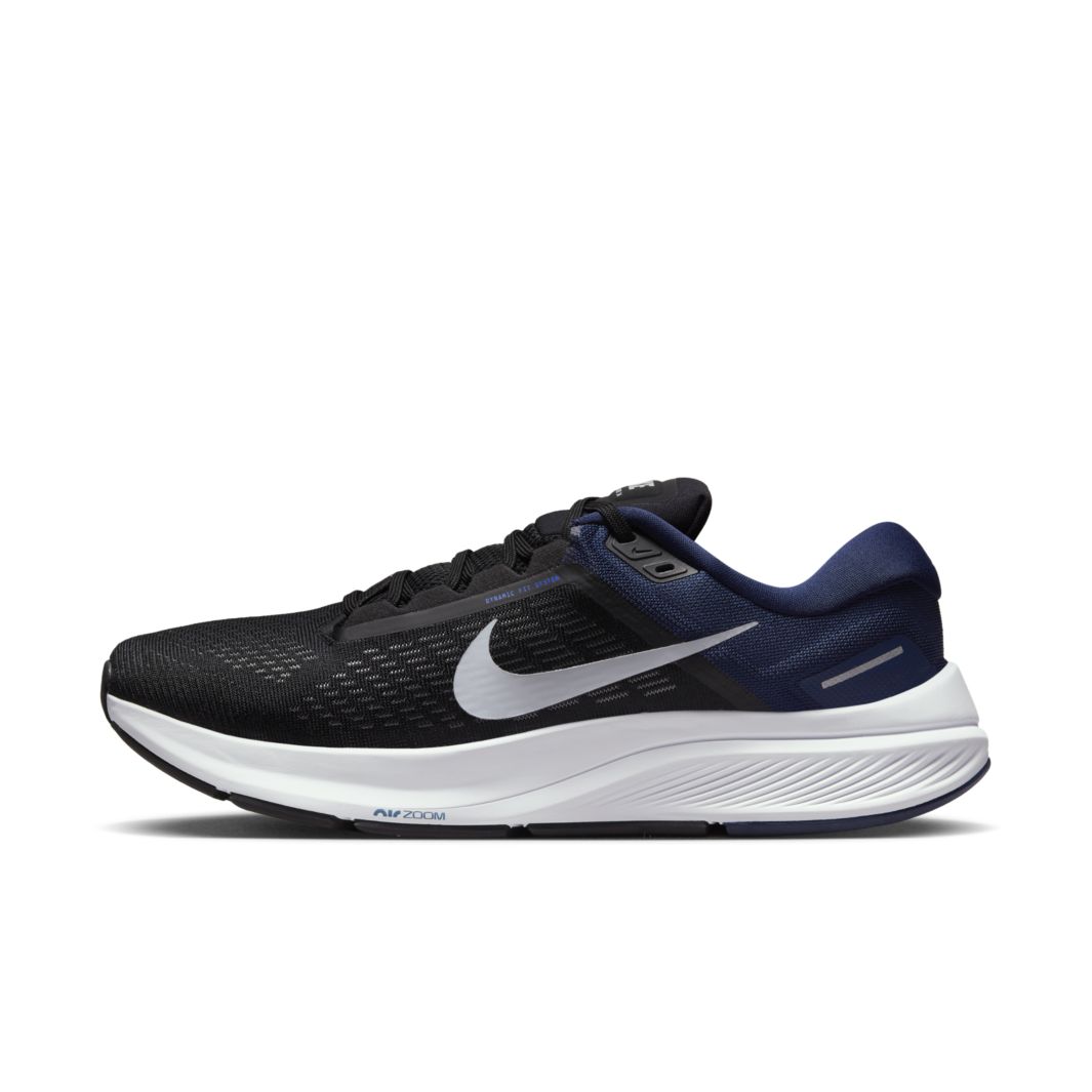 Nike Air Zoom Structure 24 - Black/Wolf Grey-Midnight Navy-White - Mens ...