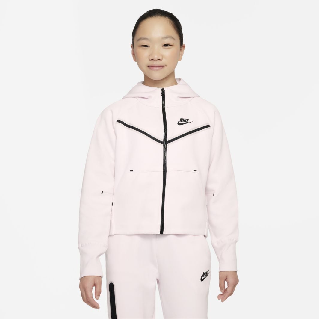 Nike Sportswear Older Kids Tech Fleece Full-Zip Hoodie (8-15Y) - Pearl ...