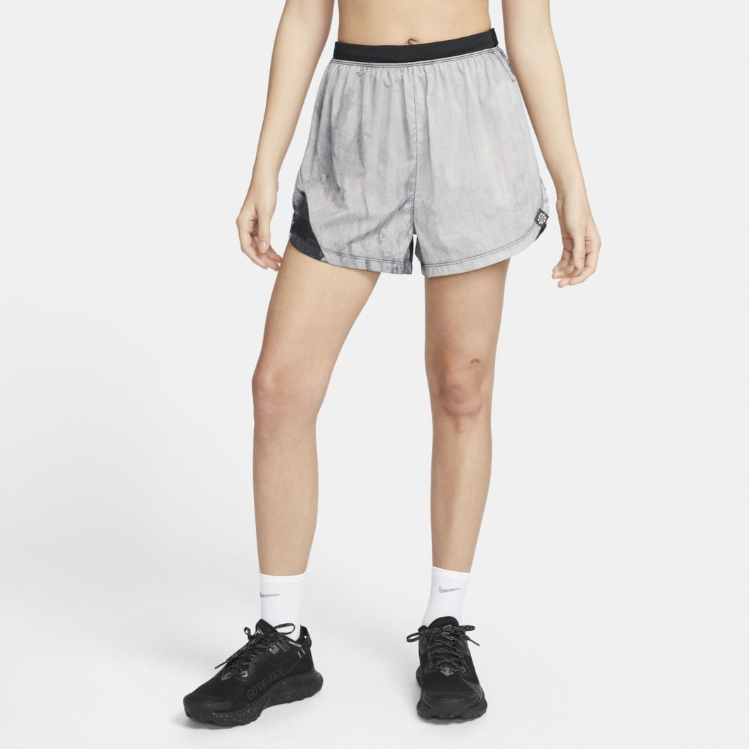 Nike Womens Dri-FIT 3 Inch Trail Shorts - Black/Black/Photon Dust ...