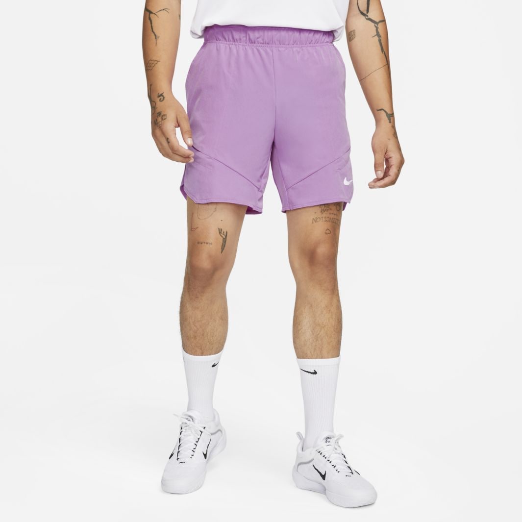 Nike Court Dri-FIT Advantage 7 Inch Short - Rush Fuchsia/White - Mens ...