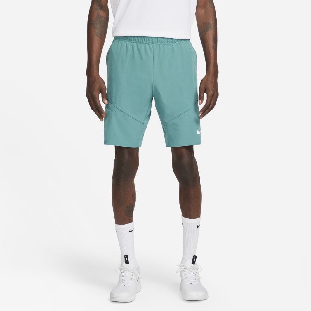Nike Court Dri-FIT Advantage Short - Mineral Teal/White - Mens Clothing ...