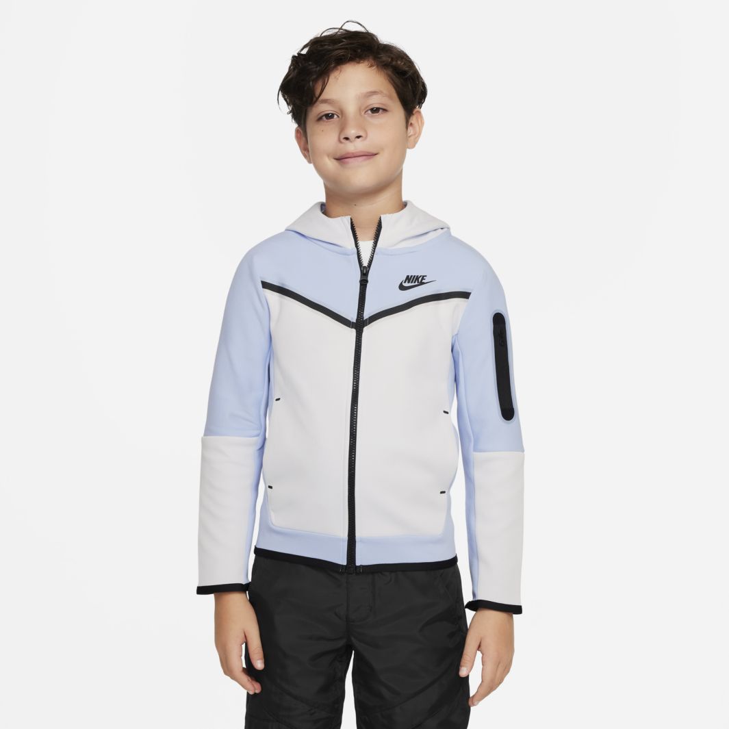 Nike Sportswear Older Kids Tech Fleece Full-Zip Hoodie (8-15Y) - Cobalt ...