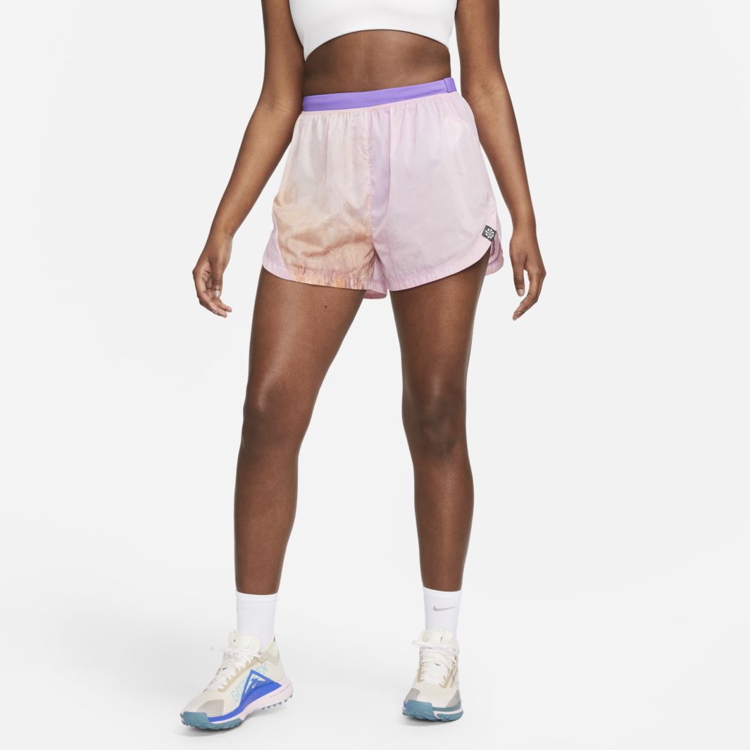 Nike Womens Dri-FIT Repel Trail Running Shorts - Sundial/Action Grape ...