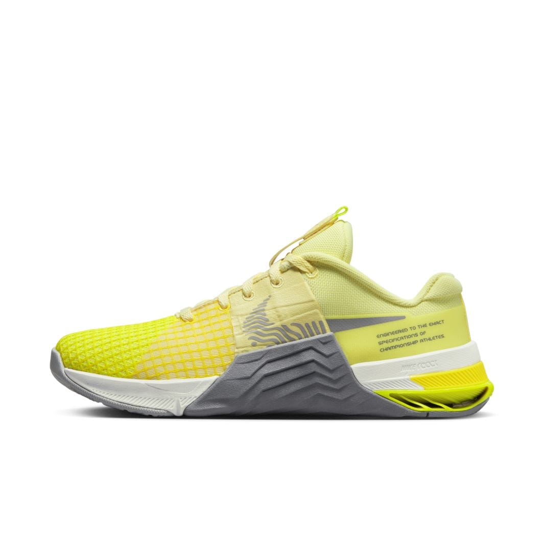 Nike Womens Metcon 8 - Citron Tint/Lt Smoke Grey-Cool Grey - Womens ...