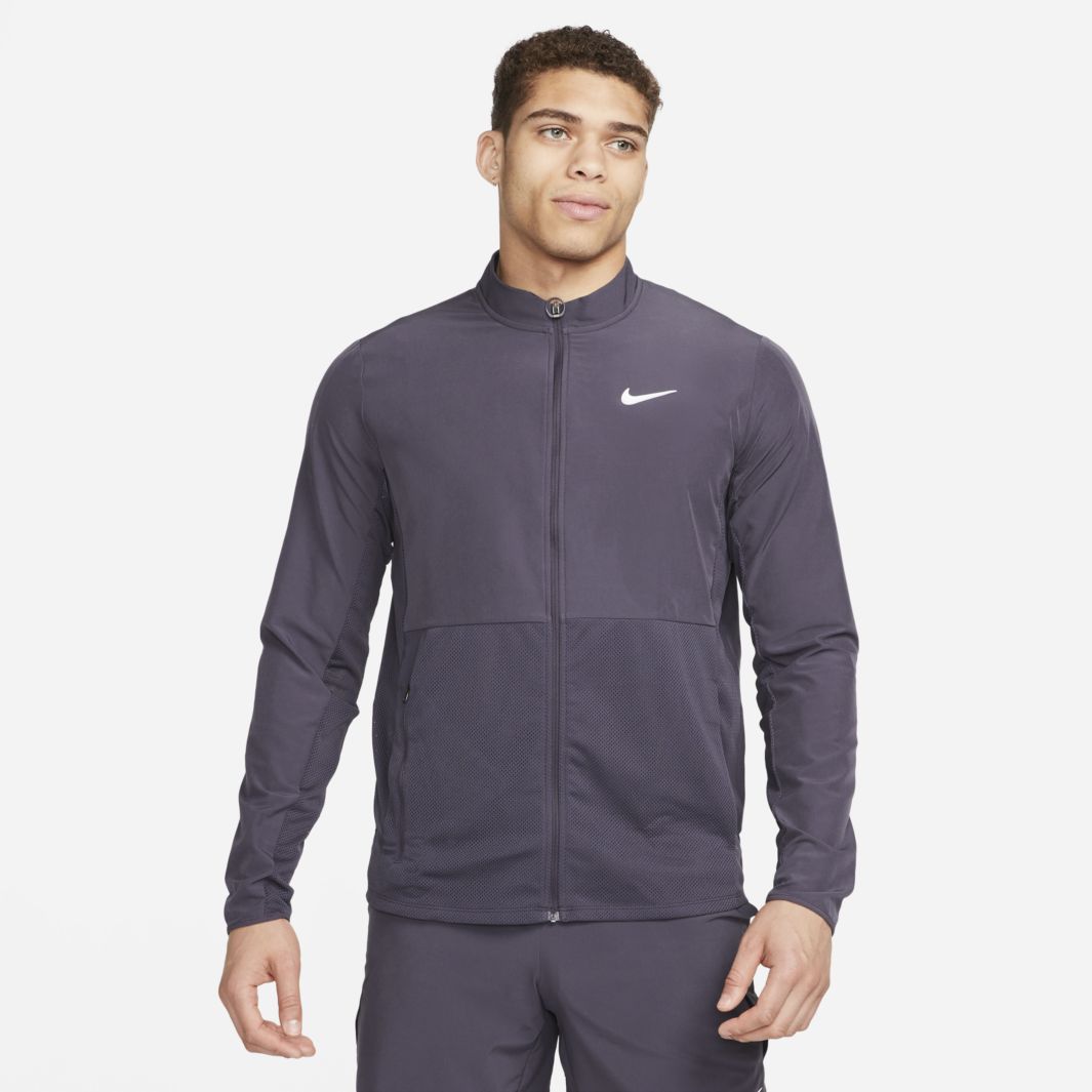 Nike Court Advantage Jacket - Grindiron/White - Mens Clothing | Pro ...