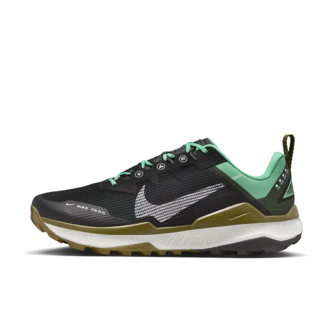 Nike Wildhorse 8 - Black/White-Spring Green-Olive Flak - Mens Shoes ...
