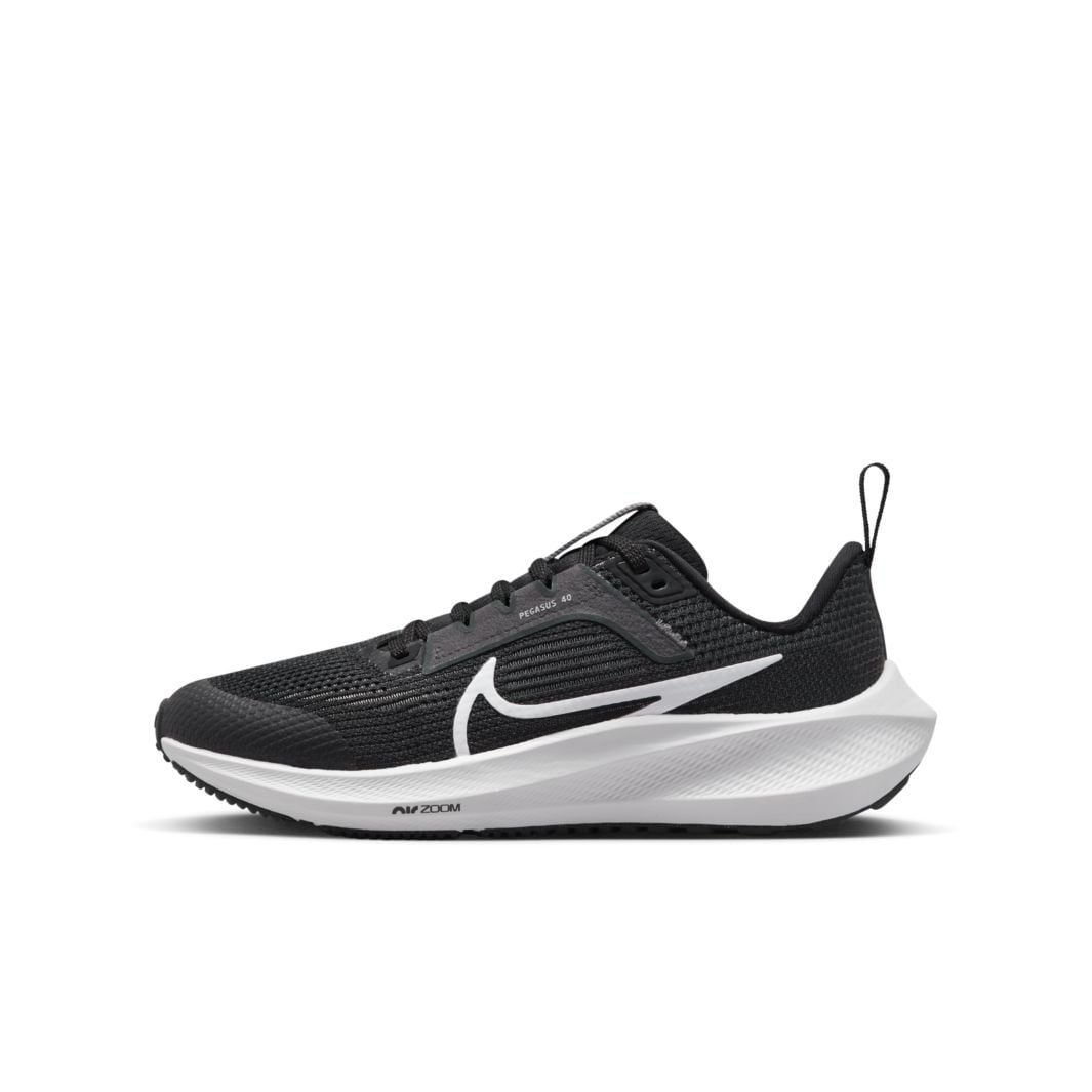 Nike Air Zoom Pegasus 40 - Black/White-Iron Grey - Boys Shoes | Pro ...