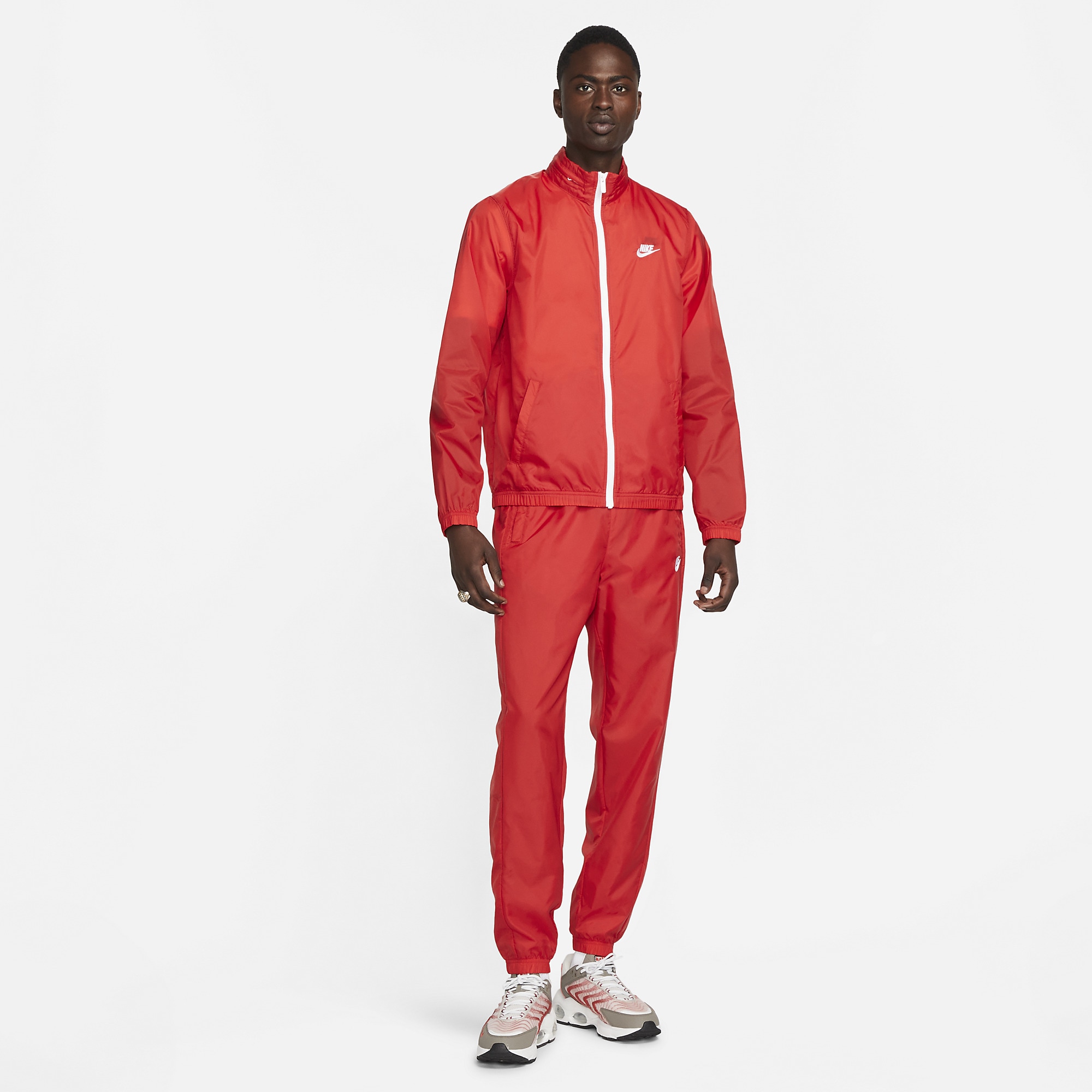 Nike woven tracksuit mens best sale