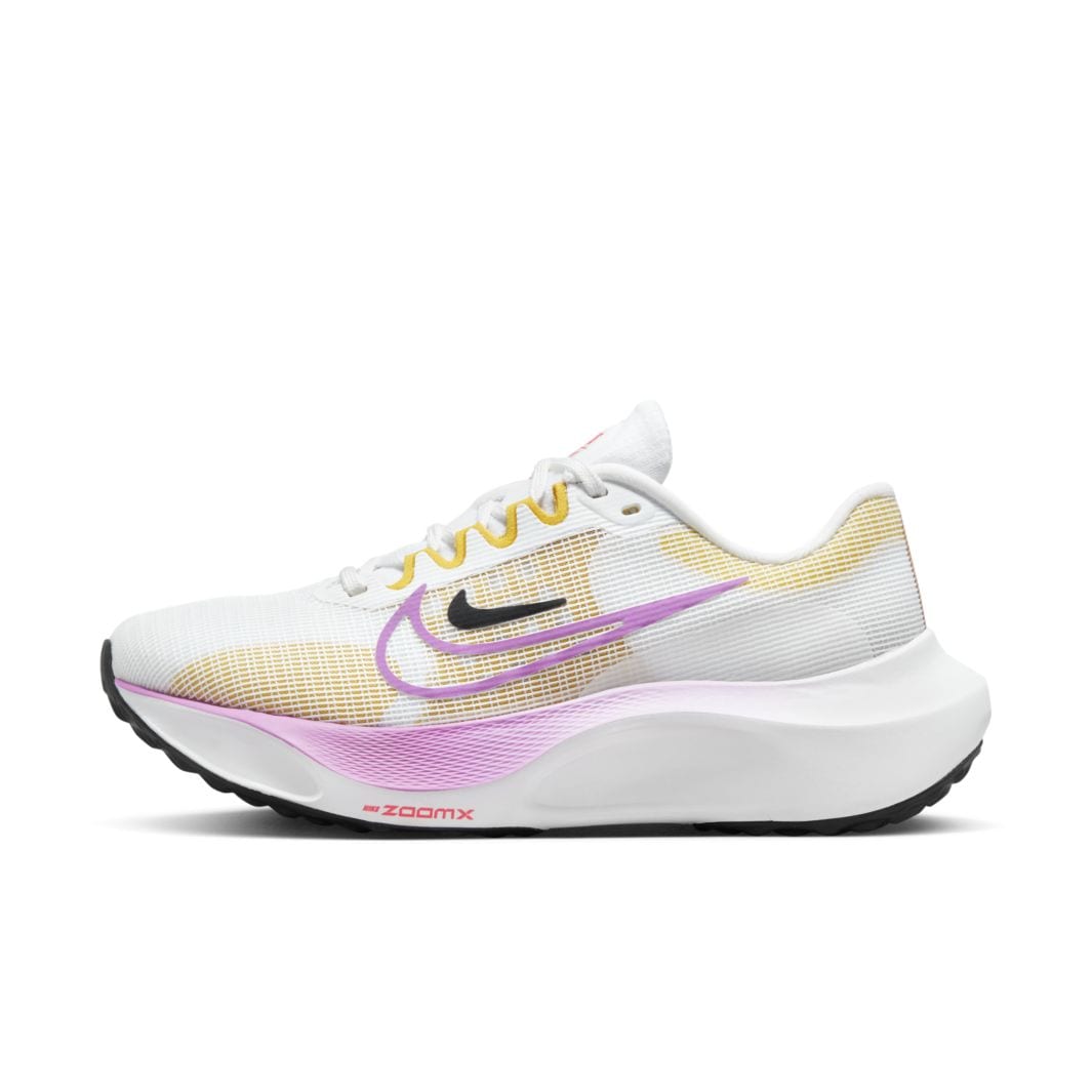 Nike Womens Zoom Fly 5 - White/Rush Fuchsia-Vivid Sulfur - Womens Shoes ...