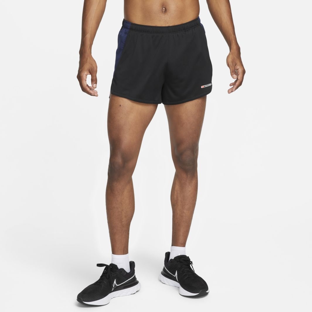 Nike Dri-FIT Track Club 3 Inch Shorts - Black/Midnight Navy/Summit ...