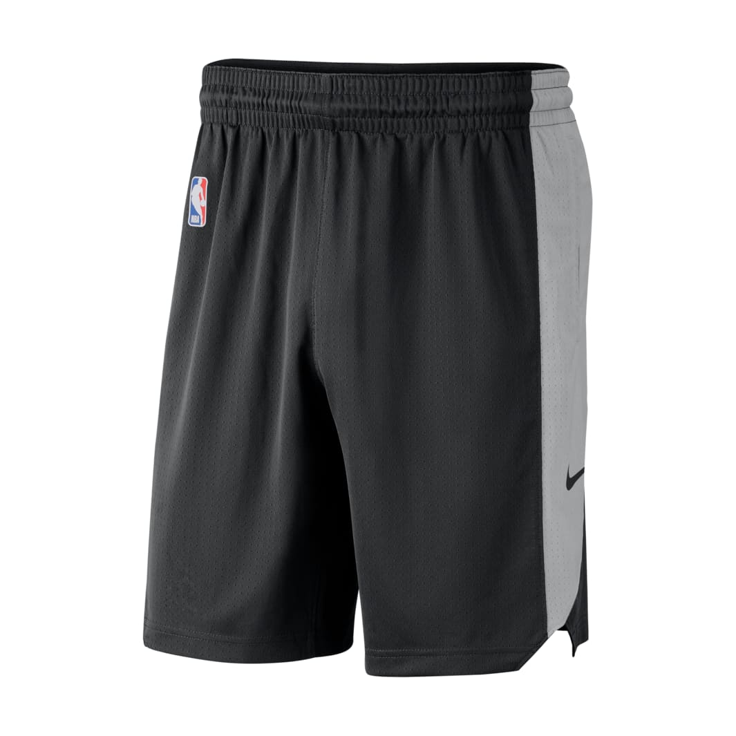 Nike NBA Brooklyn Nets Shorts - Black/Flt Silver/Black - Mens Clothing ...