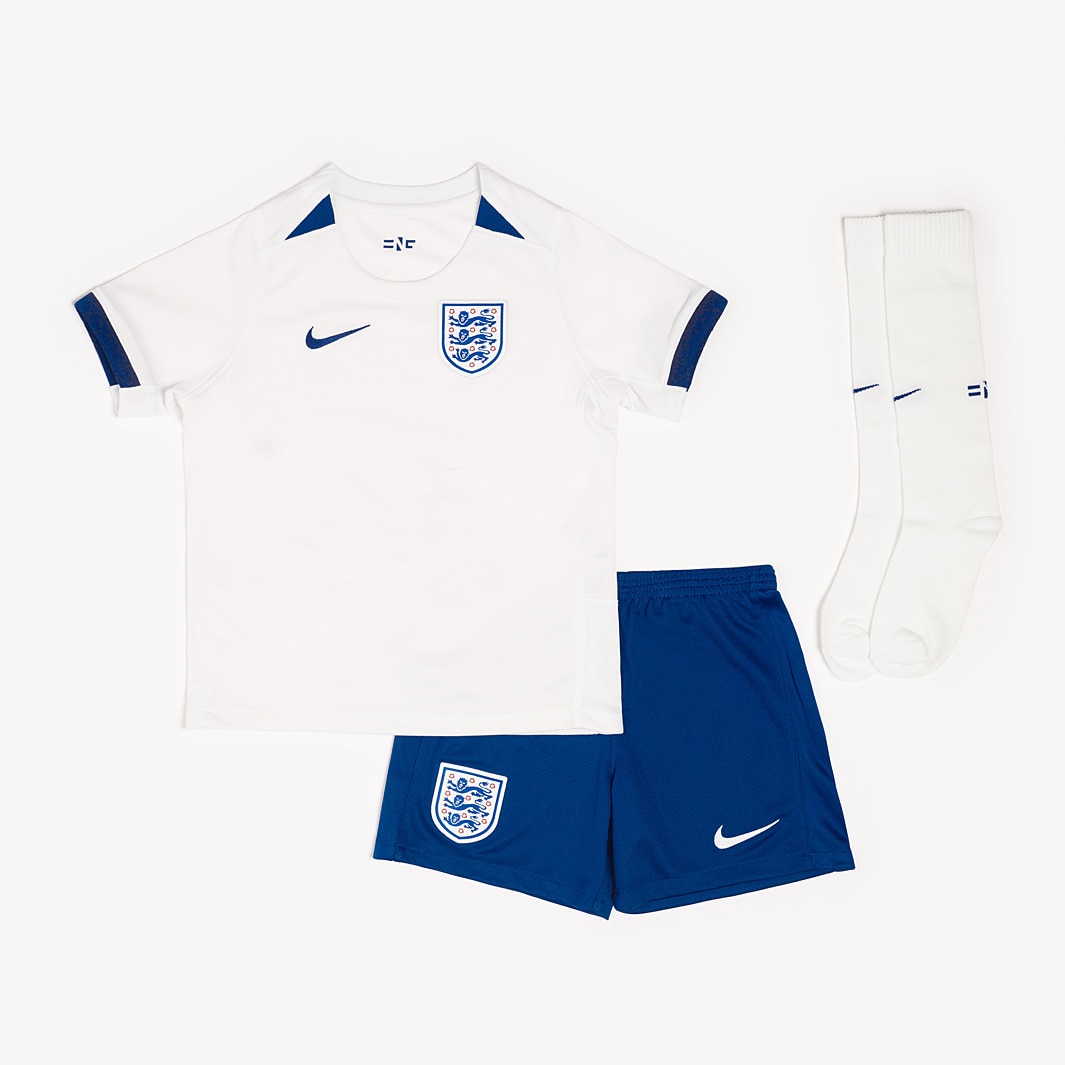 Nike Little Kids England 2023 Dri-Fit Home Kit - Pink Gaze /Coast/White ...
