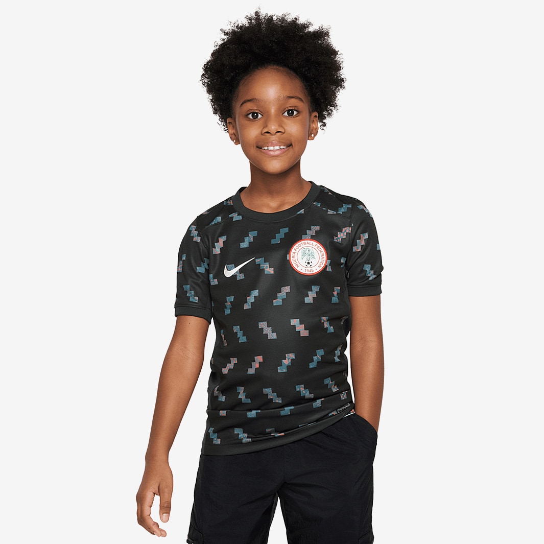 Nike Kids Nigeria 2023 Dri-Fit Stadium SS Away Shirt - Cargo Khaki ...
