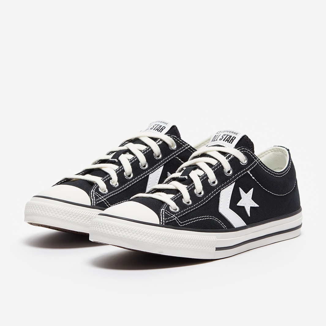 Converse Older Kids Star Player 76 Foundational Canvas (GS) - Black ...