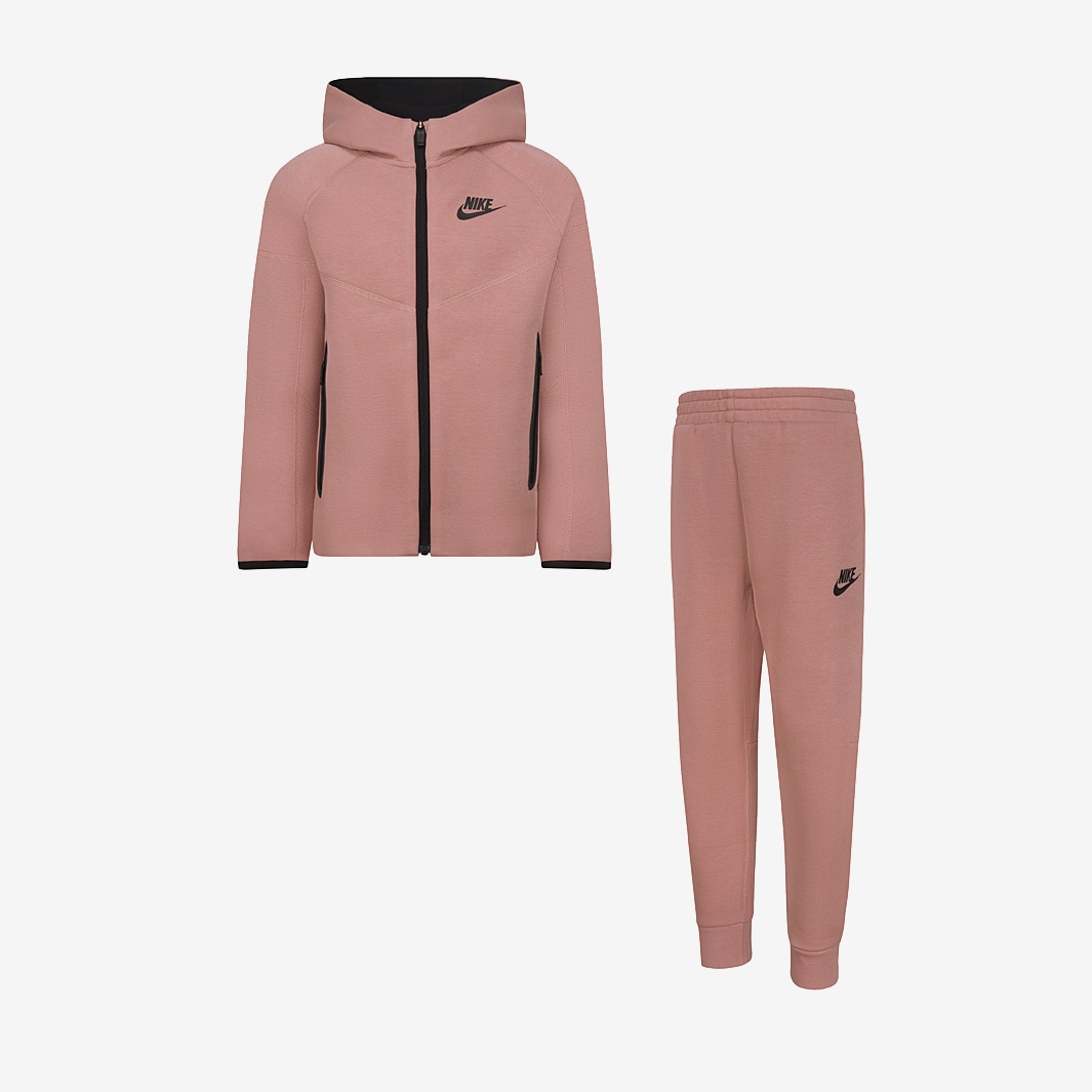 Girls' Little Kids' Nike Sportswear Tech Fleece Full-Zip Hoodie and Jogger  Pants Set