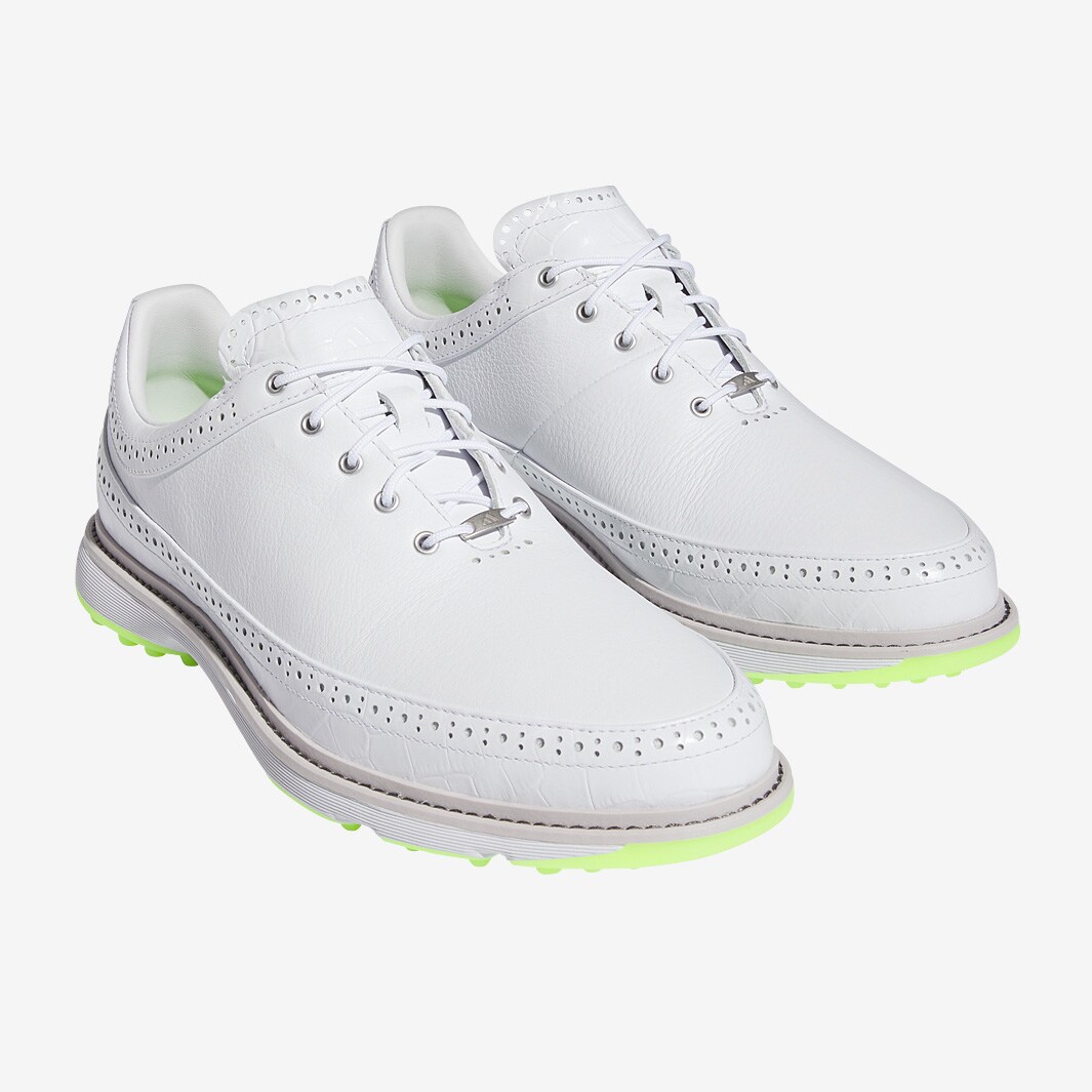 adidas Mc80 - White/Matte Silver/Lucid lemon - Mens Shoes | Pro:Direct Golf