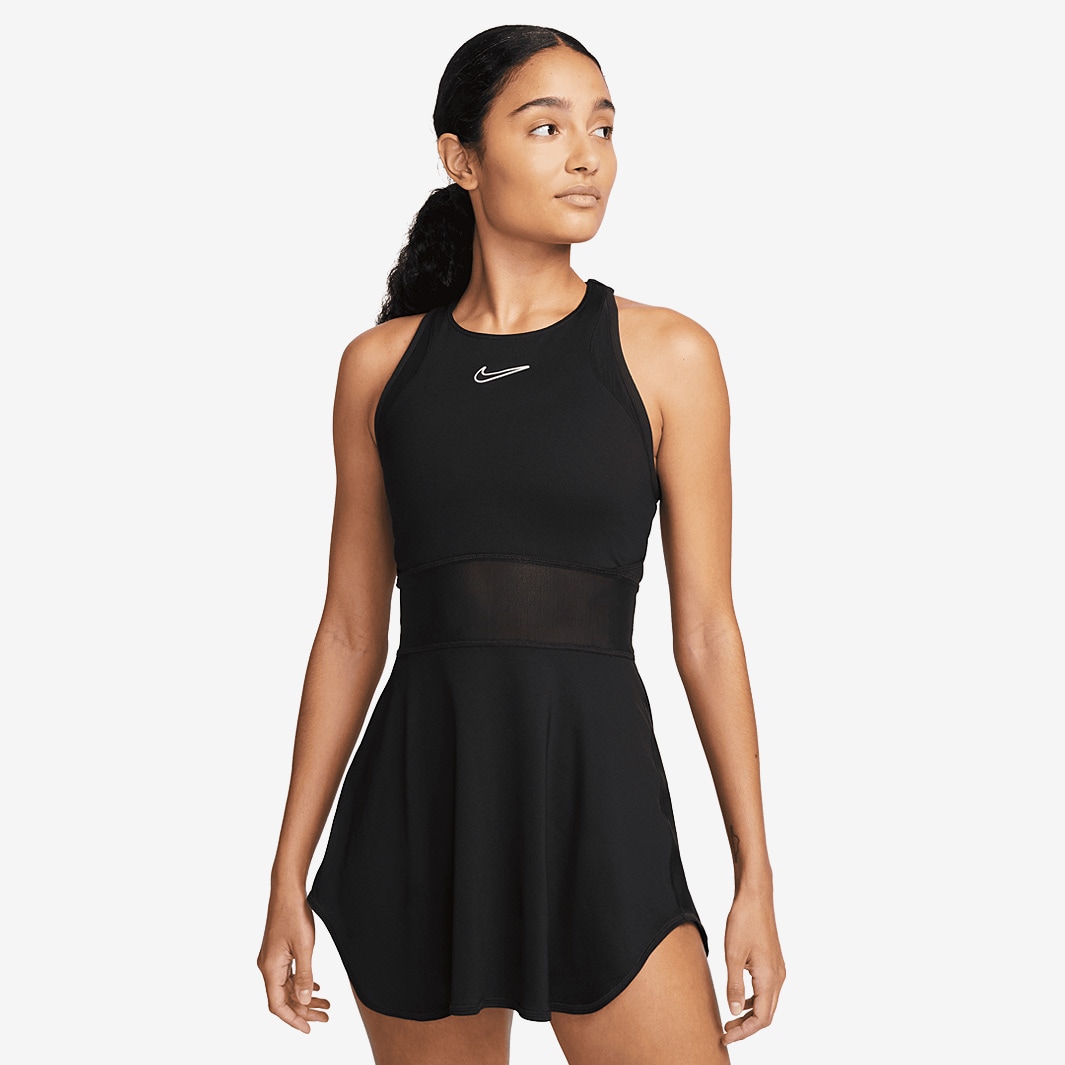 Nike Womens Court Dri Fit Slam Dress Blackblack Womens Clothing Prodirect Tennis 8831