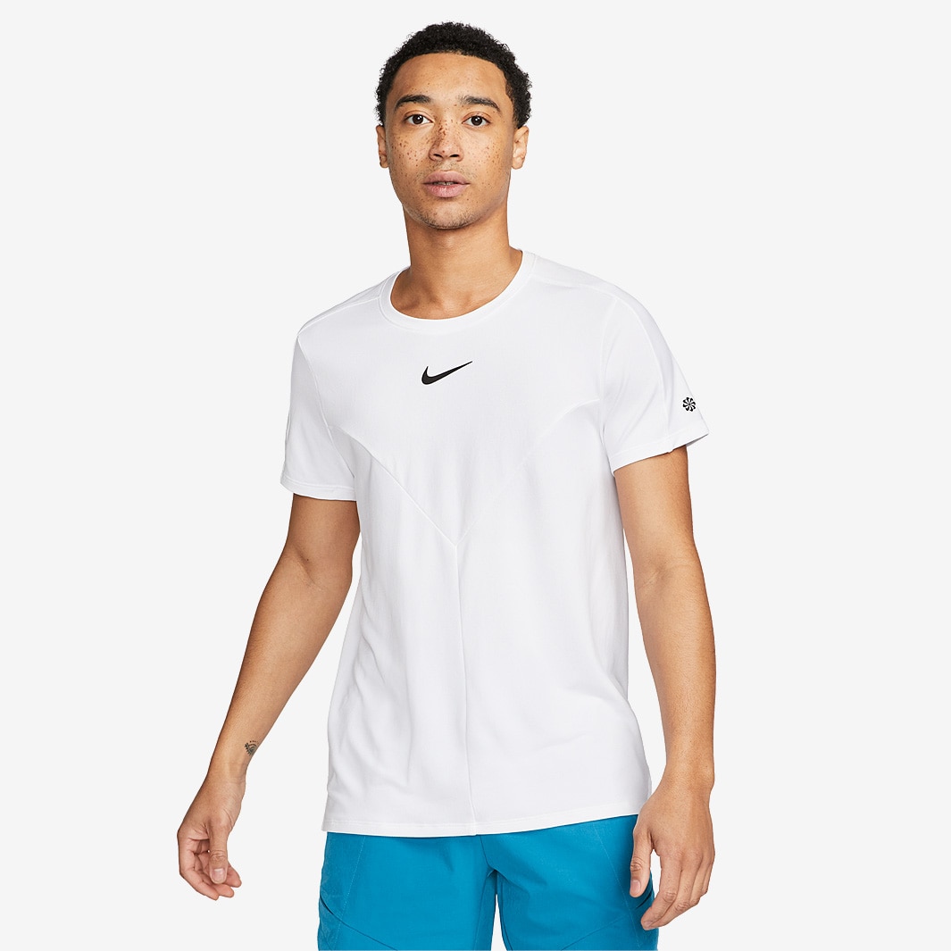 Nike Court Dri-FIT Slam Short Sleeve Top - White - Mens Clothing | Pro ...