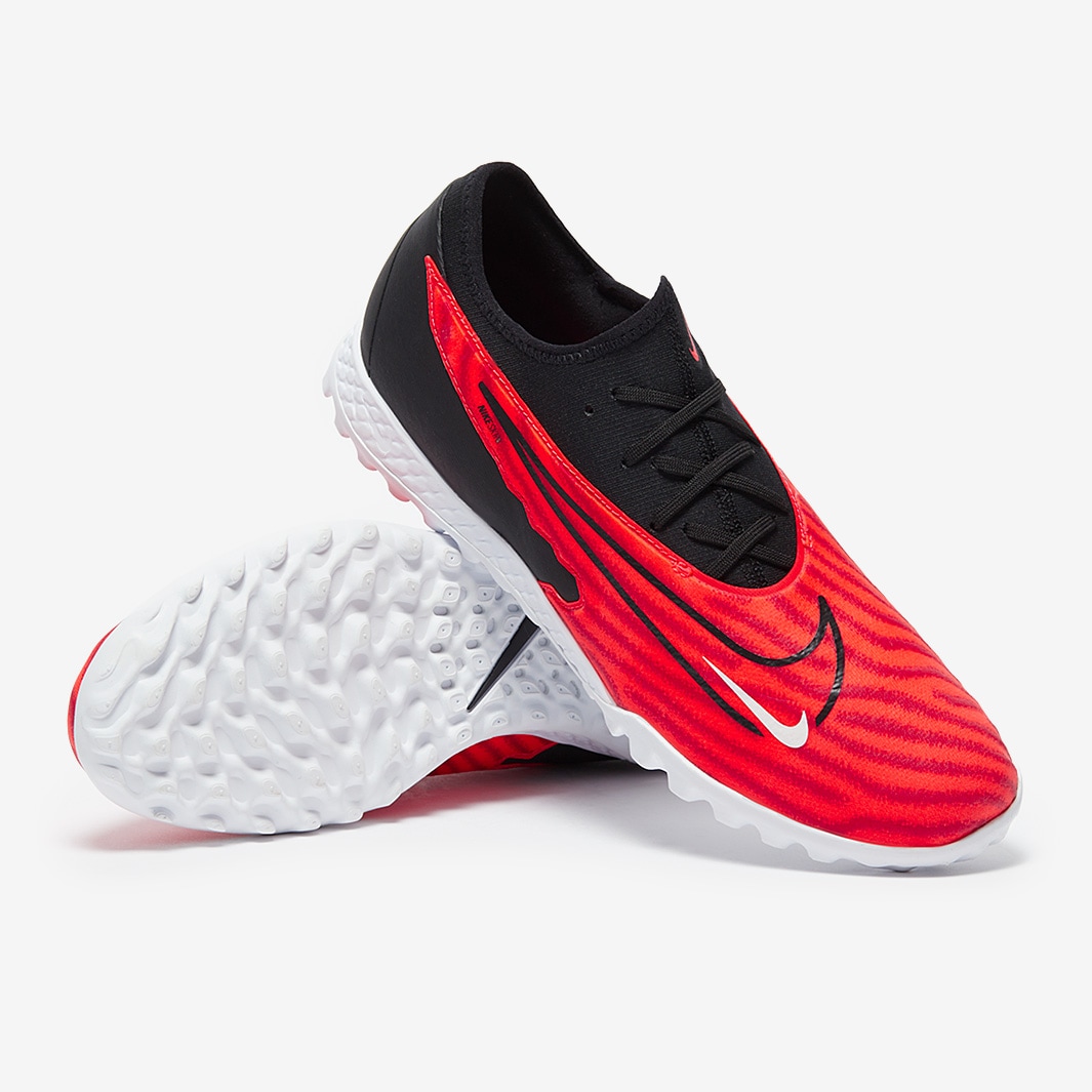 Nike React Phantom GX Pro TF - Bright Crimson/Black/White - Mens