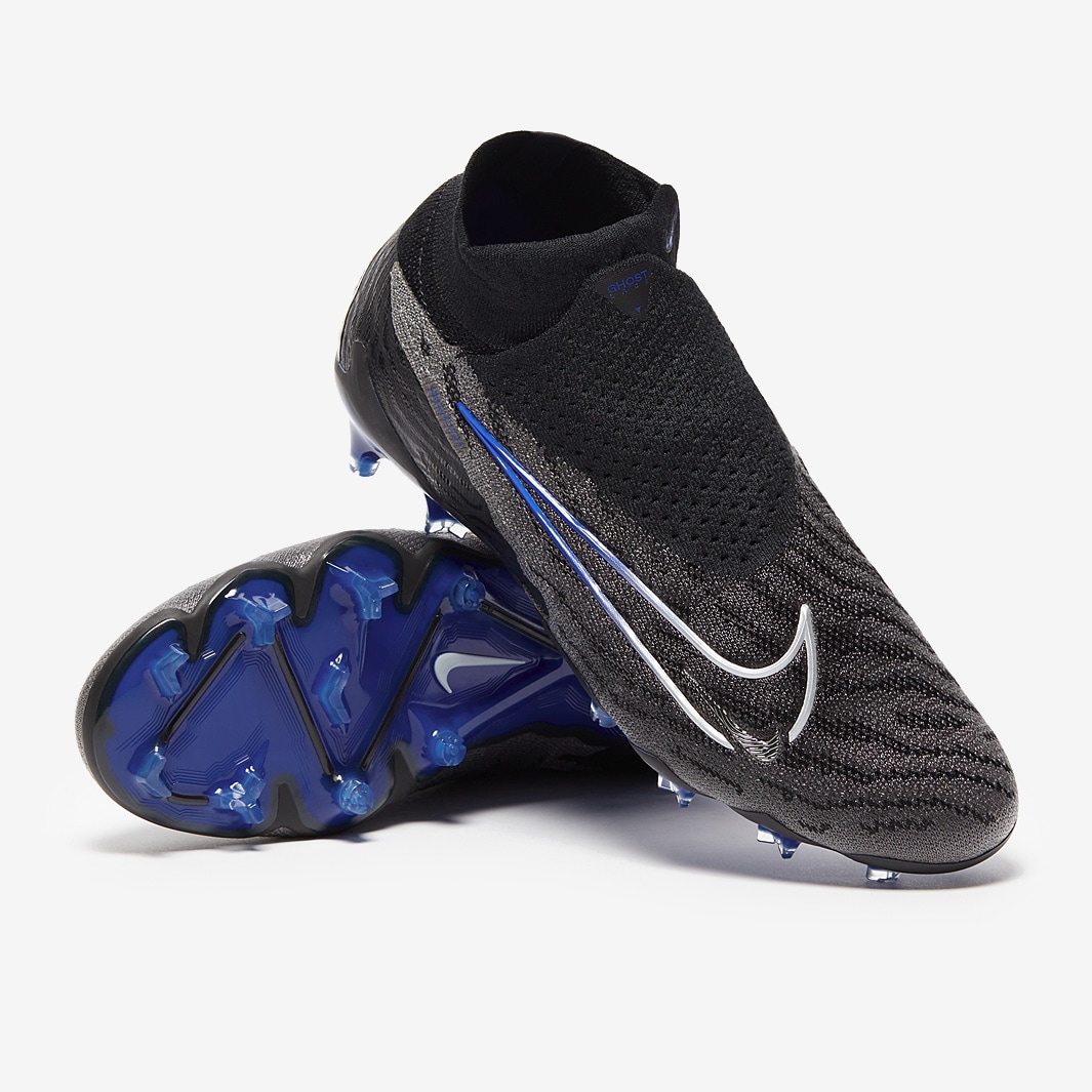 Nike, Phantom GX Elite Firm Ground Football Boots, Black/Chrome